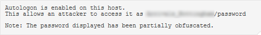 Password revealed