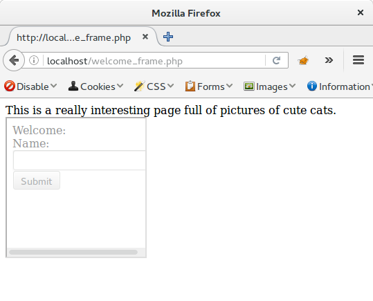 XSS iframe